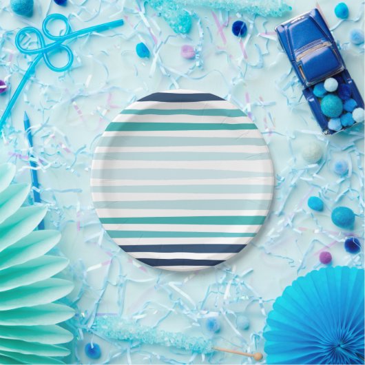 Borden van de kuststrook papieren bordje (Feest)