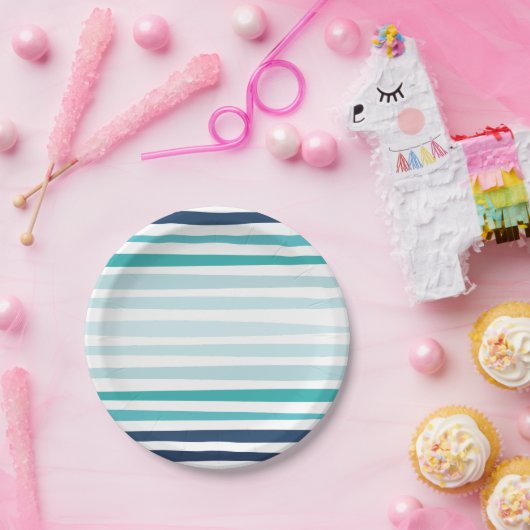 Borden van de kuststrook papieren bordje (Feest)