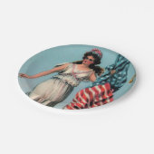 Borden van de  Lady Liberty Independence Day Papieren Bordje (Gekanteld)