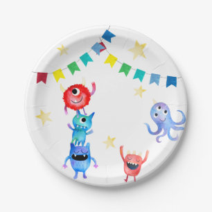 Borden van de Monsterpartij Papieren Bordje
