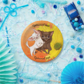 Borden van de papierpartij Chihuahua Papieren Bordje (Feest)