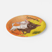 Borden van de papierpartij Chihuahua Papieren Bordje (Gekanteld)