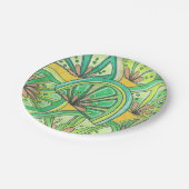 Borden van de partij "groenboek" papieren bordje (Gekanteld)