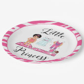 borden van de partij "Little Princess" Papieren Bordje (Gekanteld)