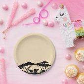 Borden van de partij Safari Papieren Bordje (Feest)