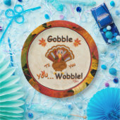 Borden van de partij voor de Thanksgiving van het  Papieren Bordje (Feest)