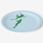 Borden van de Pompkikkerpartij Papieren Bordje (Gekanteld)