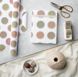 Borden van de pretzels cadeaupapier