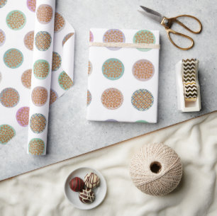 Borden van de pretzels cadeaupapier
