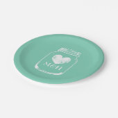 Borden van de roestvrijer-landsenknar papieren bordje (Gekanteld)