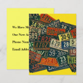  BORDEN van de VERGUNNING Wij hebben Aankondiginge Aankondiging (Voorkant / Achterkant)