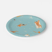 Borden van de zomerfeesten papieren bordje (Gekanteld)