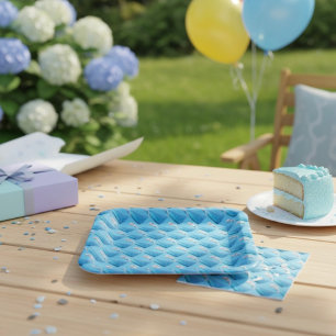 Borden van diepgevroren papier papieren bordje