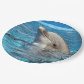 Borden van Dolphin Party Papieren Bordje (Gekanteld)