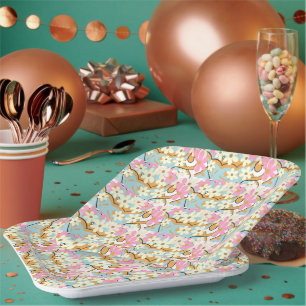 BORDEN van Floral Paper - Adiela Akoo Papieren Bordje