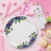 Borden van Floral Paper Papieren Bordje (Feest)