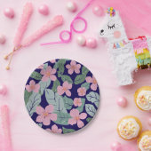 Borden van Floral Paper Papieren Bordje (Feest)