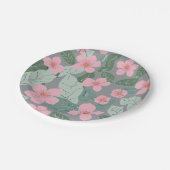 Borden van Floral Paper Papieren Bordje (Gekanteld)