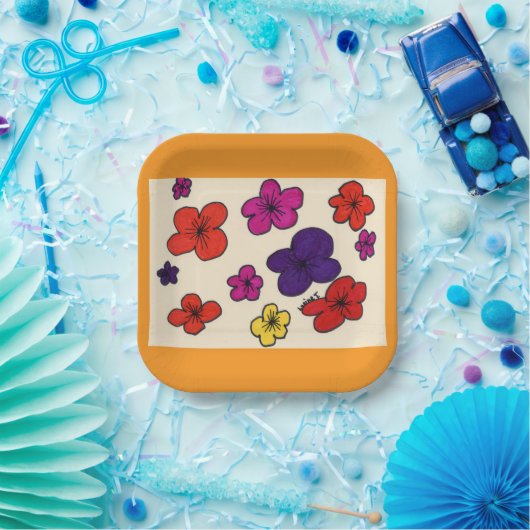 Borden van Florence Papieren Bordje (Feest)