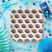 Borden van football papieren bordje (Feest)