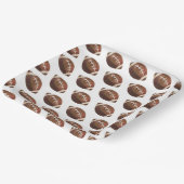 Borden van football papieren bordje (Gebogen)