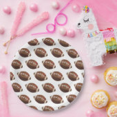 Borden van football papieren bordje (Feest)