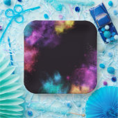 Borden van galaxy Jump Party Papieren Bordje (Feest)