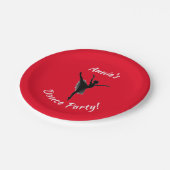 Borden van Girls Dance Party Papieren Bordje (Gekanteld)