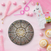 Borden van Glas in lood papier Papieren Bordje (Feest)