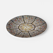 Borden van Glas in lood papier Papieren Bordje (Gekanteld)