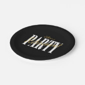 Borden van Golden Retirement Party Papieren Bordje (Gekanteld)