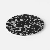 Borden van goudconfetti papieren bordje (Gekanteld)