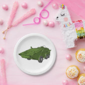 Borden van groenpapier voor militair gebruik papieren bordje (Feest)