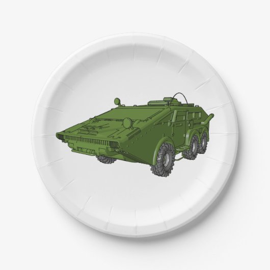 Borden van groenpapier voor militair gebruik papieren bordje (Voorkant)