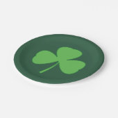 Borden van groenschouderpapier papieren bordje (Gekanteld)