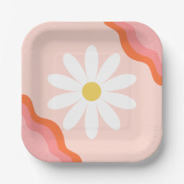 Borden van grooviepapier | Borden van de Groovy Pa Papieren Bordje