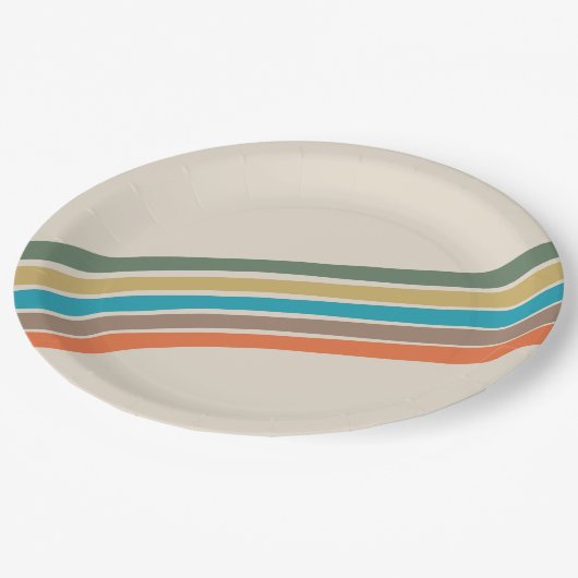 Borden van Groovy Party Papieren Bordje (Gekanteld)