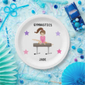  Borden VAN GYMNASTICS PARTIJEN VOOR GIRLEN DIE WO Papieren Bordje (Feest)