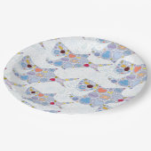 Borden van haaien papieren bordje (Gekanteld)