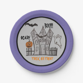 Borden van hagediskettes papieren bordje