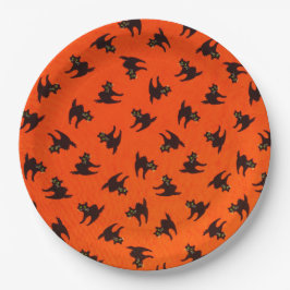 Borden van hakpapier/zwart katalysator papieren bordje