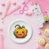 Borden van halloween Pumpkin-papier Papieren Bordje (Feest)