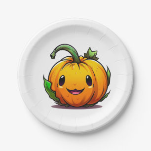 Borden van halloween Pumpkin-papier Papieren Bordje