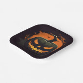 Borden van halloween Pumpkin-papier Papieren Bordje (Gebogen)