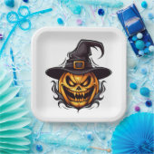 Borden van halloween Pumpkin-papier Papieren Bordje (Feest)