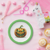 Borden van halloween Pumpkin-papier Papieren Bordje (Feest)