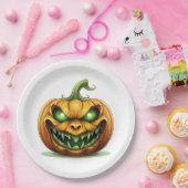 Borden van halloween Pumpkin-papier Papieren Bordje (Feest)