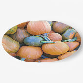 Borden van halloween Pumpkins Party Papieren Bordje (Gekanteld)