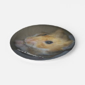 Borden van hamsterpapier papieren bordje (Gekanteld)