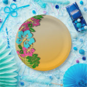 Borden van Hawaiian Luau Party Paper Papieren Bordje (Feest)